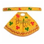 Multi Coloured Navratri Special Maa Durga Lehenga Chunri with Patka