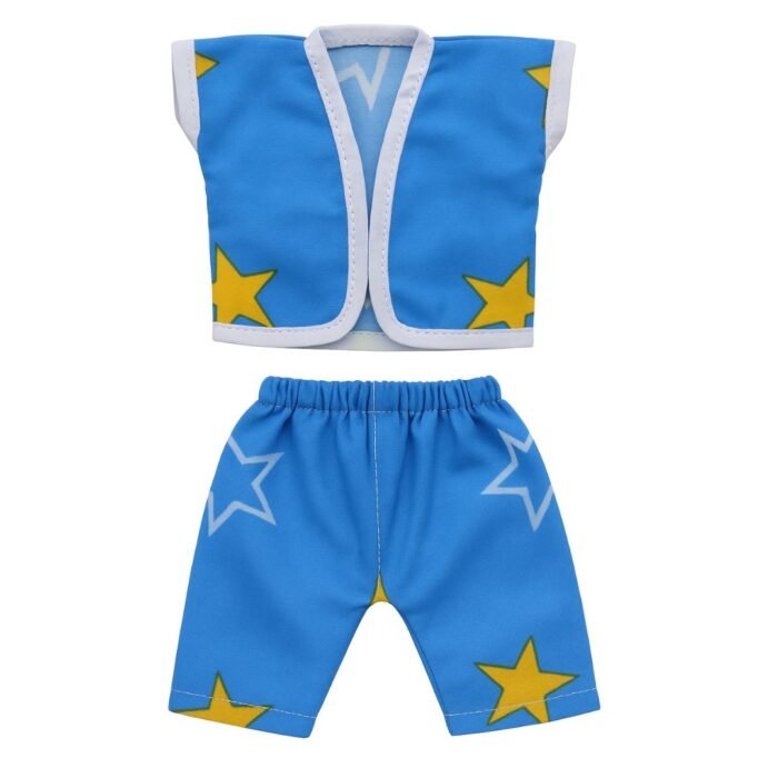Star Printed Blue Cotton Summer Night Suit for Ladoo Gopal - Image 1