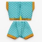 Beautiful Sky Blue Color Cotton Summer Night Suit for Laddu Gopal