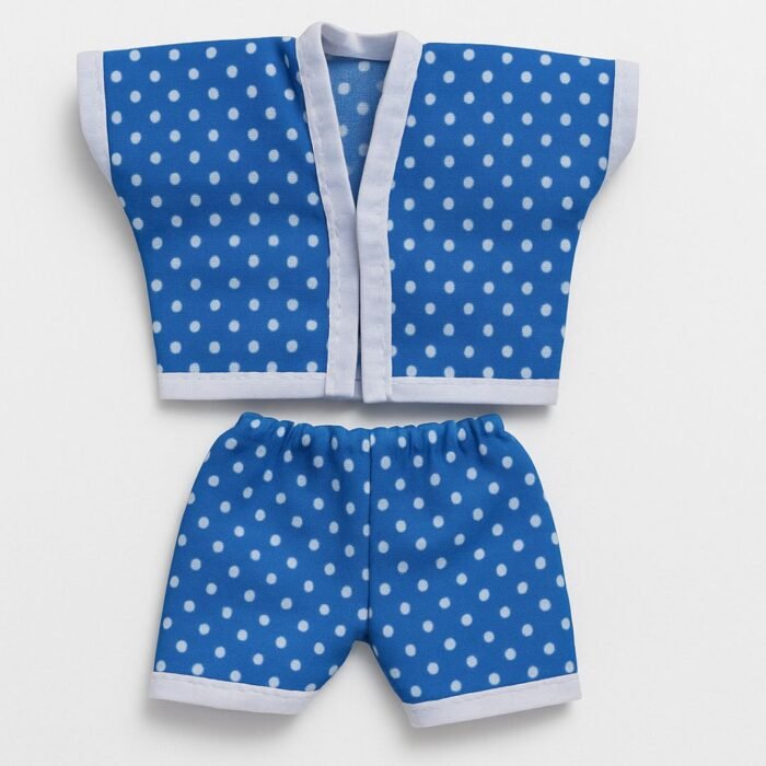 Beautiful Blue Color Cotton Summer Night Suit for Laddu Gopal