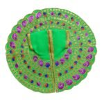 Meenakari Work Green Colour Laddu Gopal Fancy Krishna Janmashtami Dress