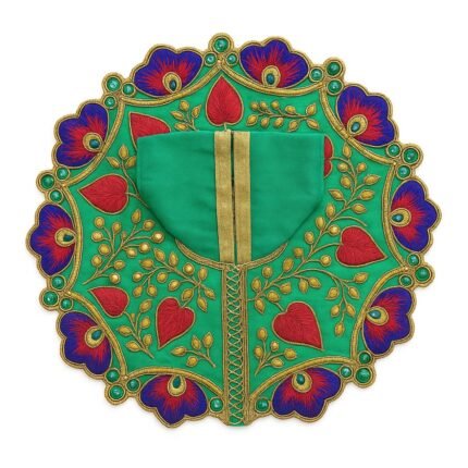 Krishna Janmashtami Fancy Kanha ji Poshak Green Color for Laddu Gopal