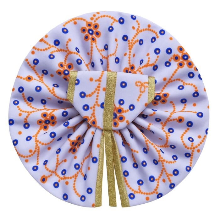 Krishna Janmashtami Laddu Gopal Cotton Orange Dress for Summer - Image 1
