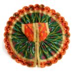 Lace Decorated Green Color Laddu Gopal Designer Summer Dress